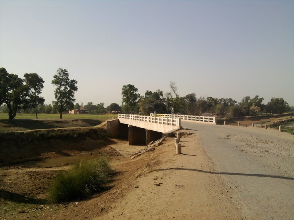road and small bridge