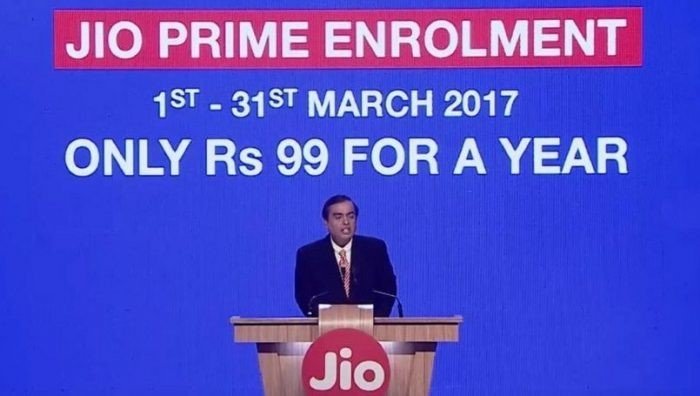 Mukesh Ambani on Jio Prime Enrolment launch