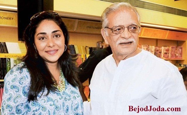 Meghna with her father Gulzaar