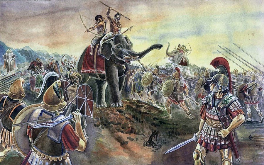 सिकंदर और राजा पुरूवास fight